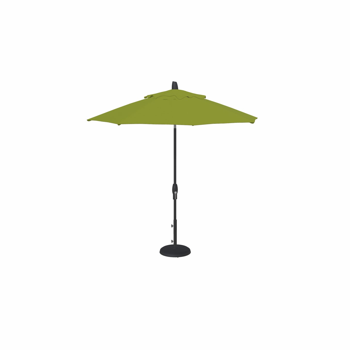 9' Auto Tilt Market Obravia Umbrella – Black/Kiwi