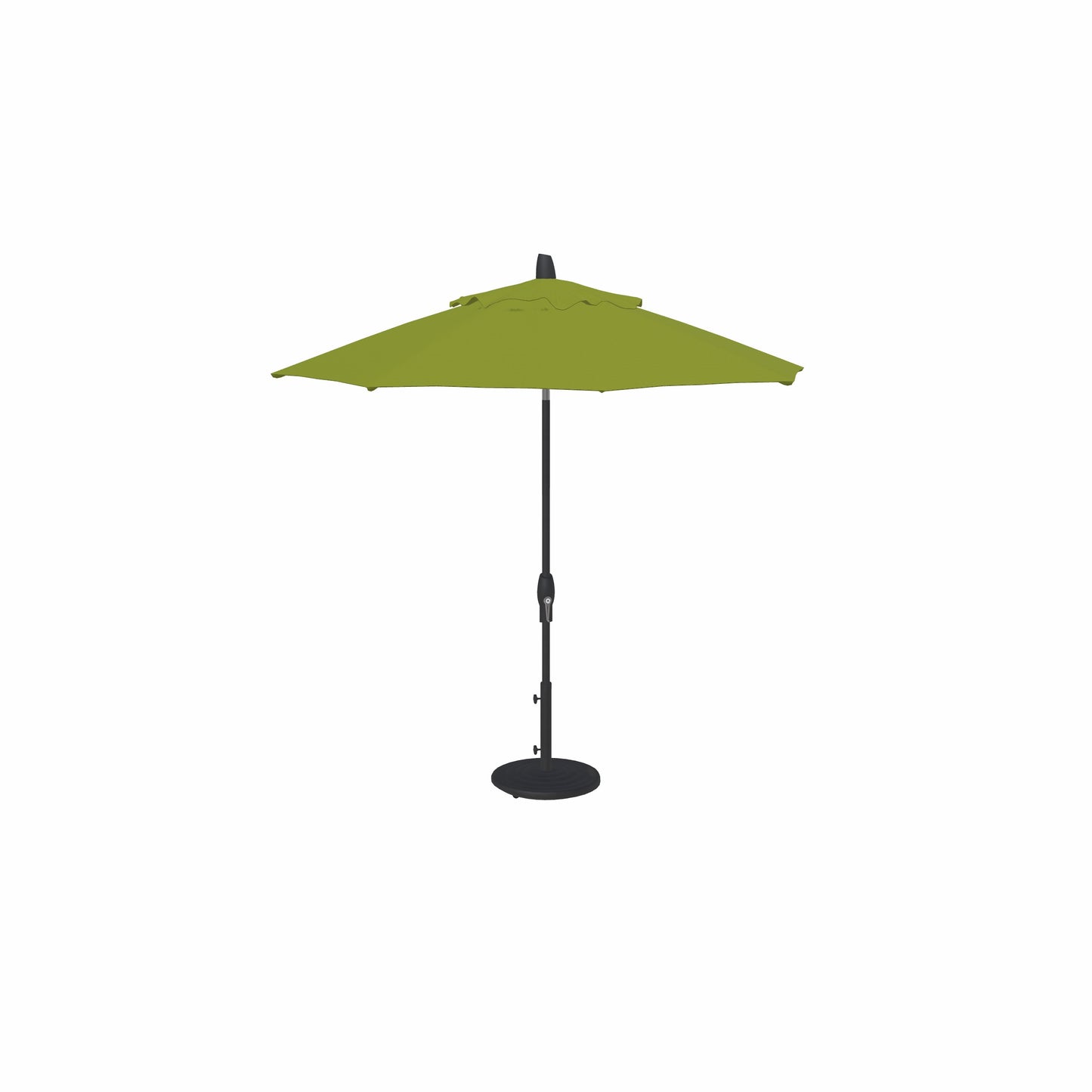 9' Auto Tilt Market Obravia Umbrella – Black/Kiwi