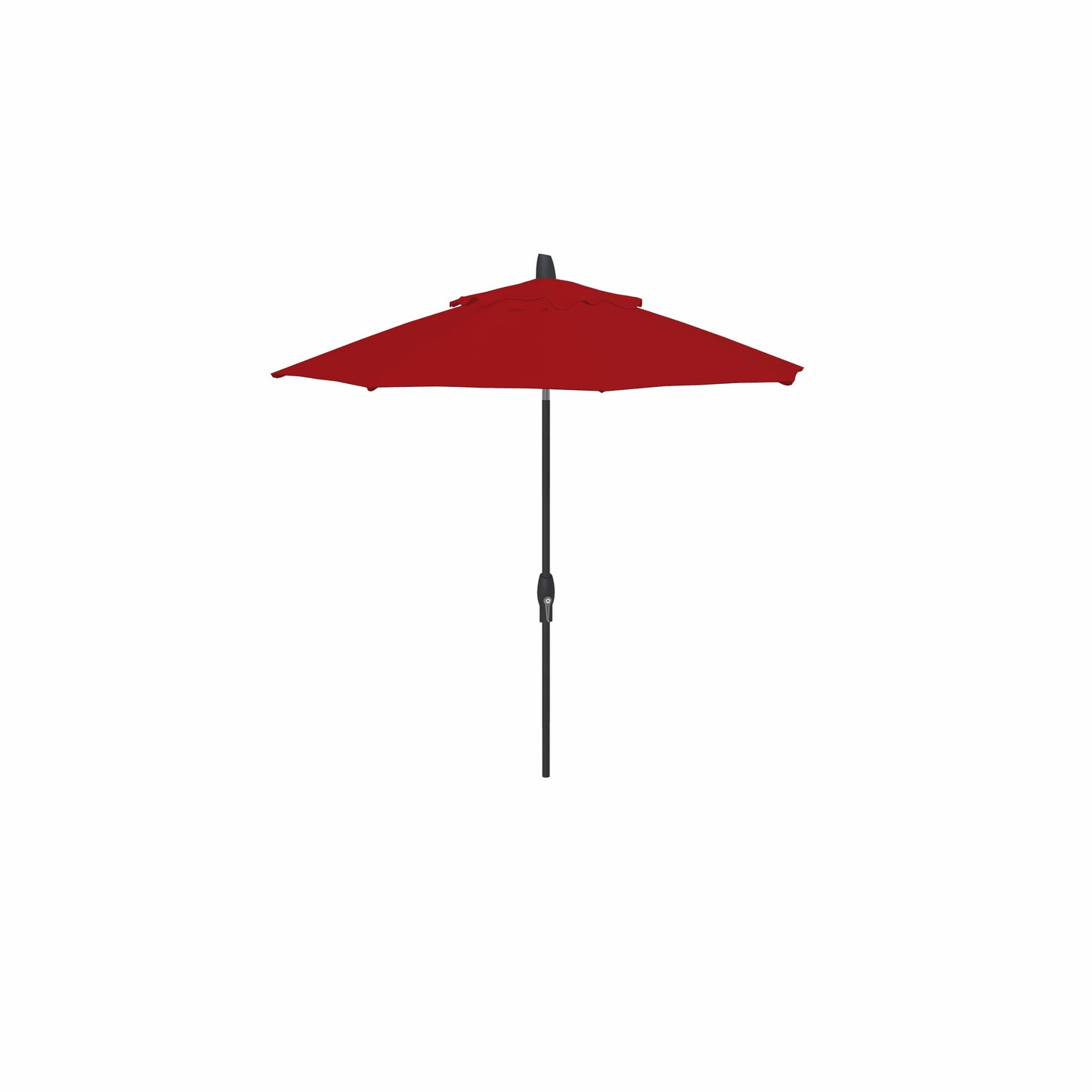 9' Auto Tilt Market Obravia Umbrella – Black/Red