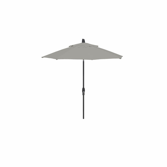 9' Auto Tilt Market Obravia Umbrella – Black/Sterling