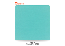 Load image into Gallery viewer, Treasure Garden - AG25T 10&#39; Square Cantilever Umbrella - black / aruba (A) Sunbrella®
