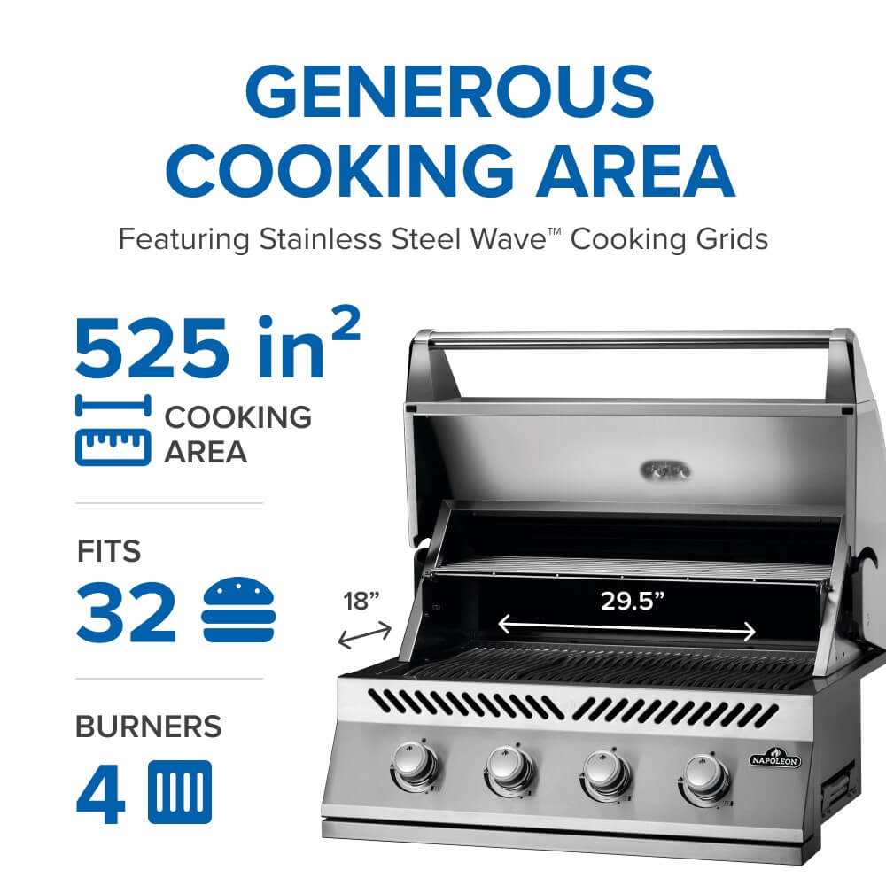 Built-In 500 Series 32-inch Gas Grill