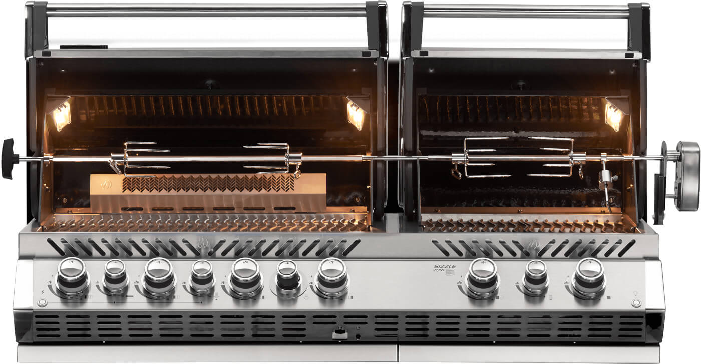 Built-In Prestige PRO 825 RBI with Infrared Rear Burner