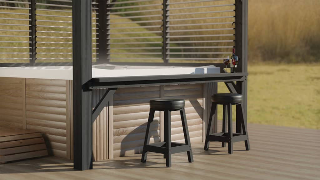 Visscher Sedona Gazebo with Skylight – 9x9 – view 4