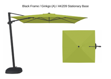 Load image into Gallery viewer, Treasure Garden - AG25T 10&#39; Square Cantilever Umbrella - black / ginkgo (A) Sunbrella®
