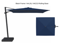 Load image into Gallery viewer, Treasure Garden - AG25T 10&#39; Square Cantilever Umbrella - black / ink (A) Sunbrella®
