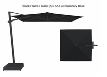 Load image into Gallery viewer, Treasure Garden - AG25T 10&#39; Square Cantilever Umbrella - black / black (A) Sunbrella®
