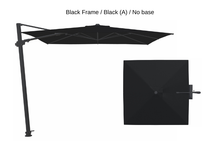 Load image into Gallery viewer, Treasure Garden - AG25T 10&#39; Square Cantilever Umbrella - black / black (A) Sunbrella®
