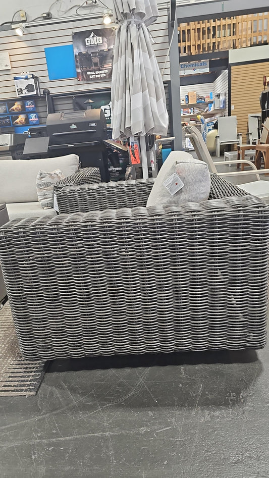 CUBO 3-Piece Set (Sofa, Club Chair, and Swivel Gliding Club Chair) by Ratana