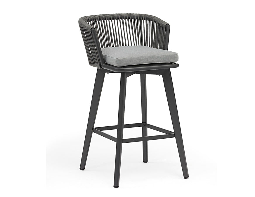 DIVA Bar Height Dining Set – Anthracite (4-Seater)