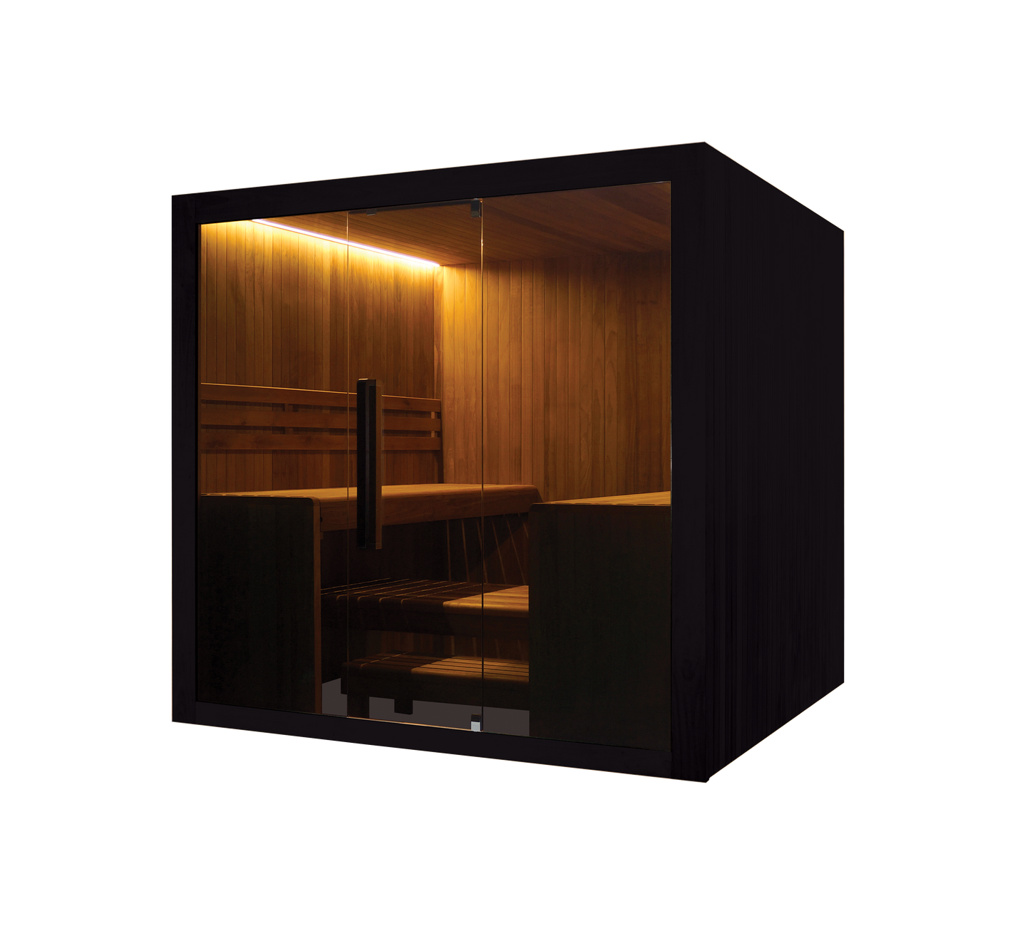 Hekla Traditional 220 Nero – 6-Person Electric Sauna