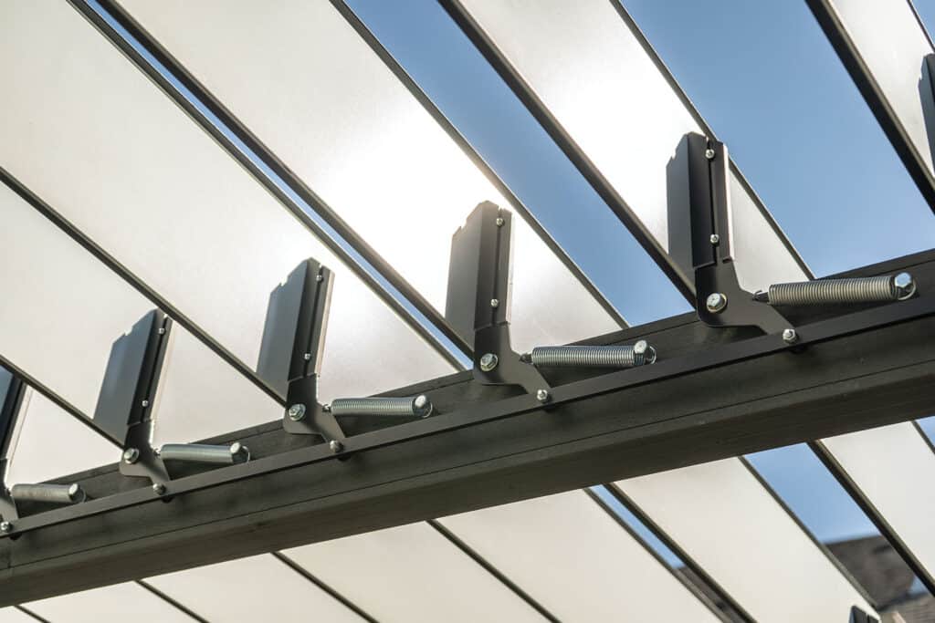 Visscher Stella Motorized Louver Pergola – 11x11 – view 6