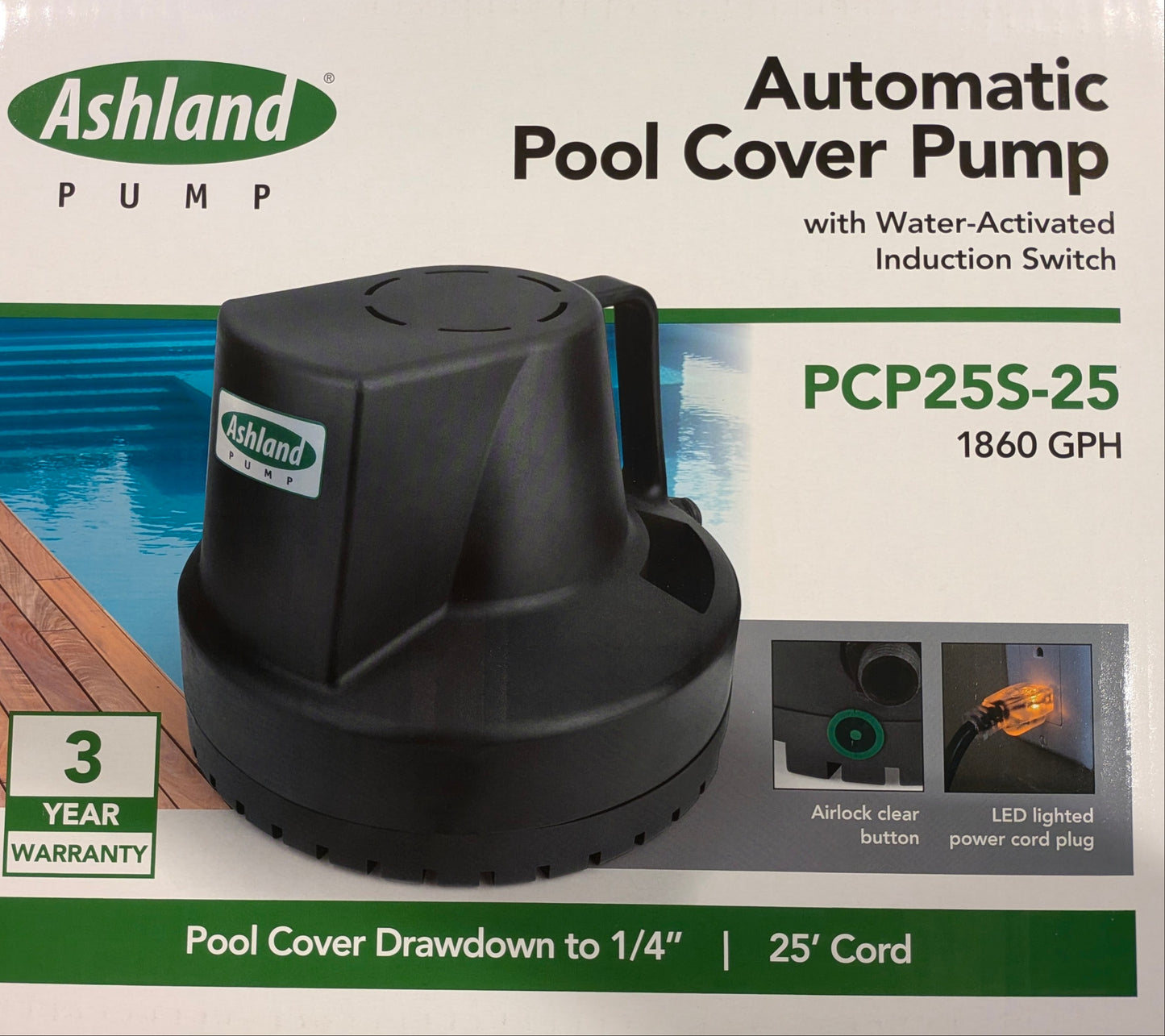 Ashland Automatic Pool COver Pump