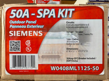Load image into Gallery viewer, Siemens Spa Kit GFI / GFCI Outdoor Panel - 50 amp
