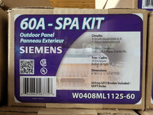 Load image into Gallery viewer, Siemens Spa Kit GFI / GFCI Outdoor Panel - 60 amp
