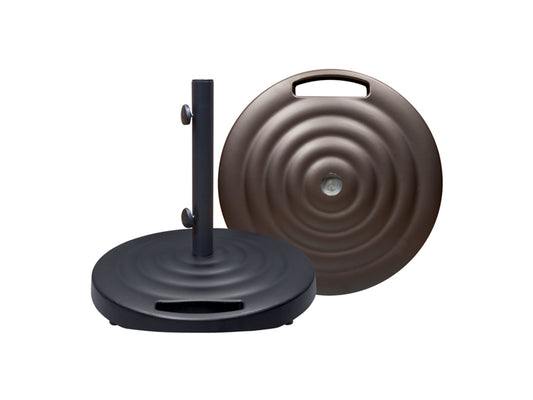 Monaco Round 100 LB Umbrella Base – Black