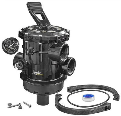 Jandy Complete Multiport Valve, W/ Clamp Assembly, (2.0" MPV