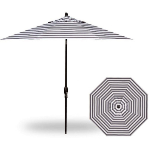 Treasure Garden - 9' Auto Tilt - black/richmond stone stripe(C)