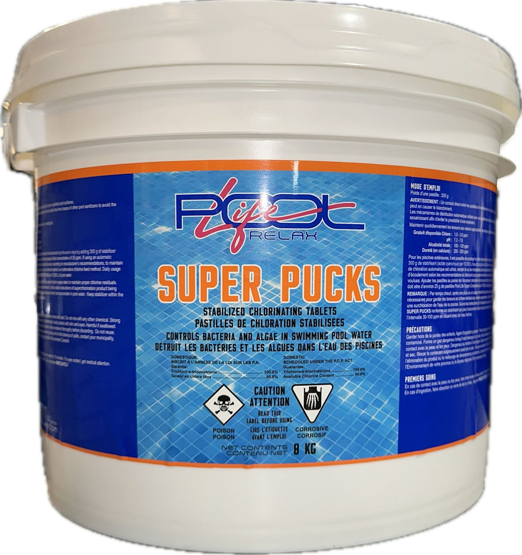 Pool Life SUPER PUCKS (8 kg)