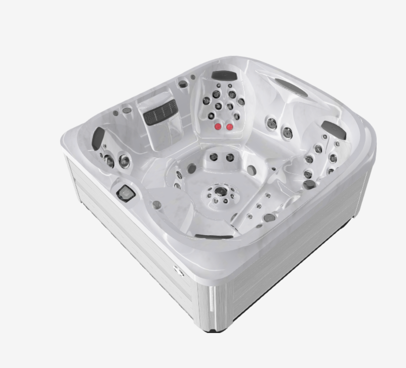 FLOOR MODEL - 2025 Jacuzzi J475 - Brushed Grey / Platinum