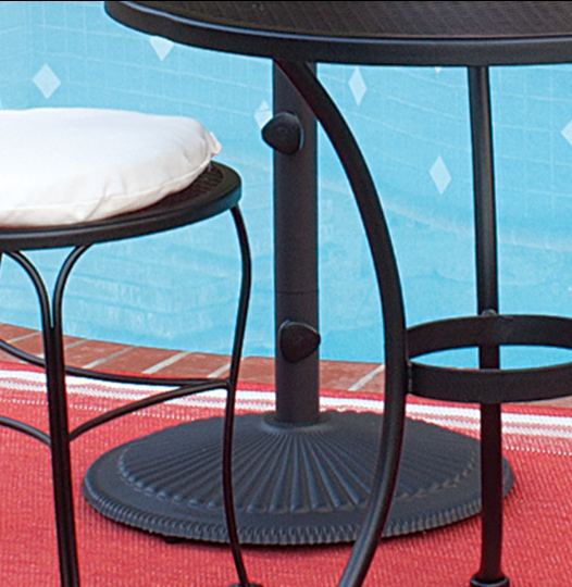 50 LB Classic Cast Iron Umbrella Base – Black