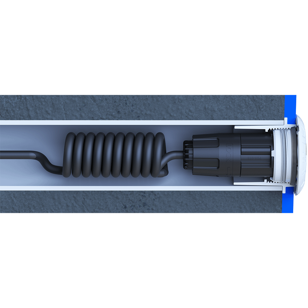 T1 Titan Nicheless Retro, Colour LED, 12V, Grey Trim