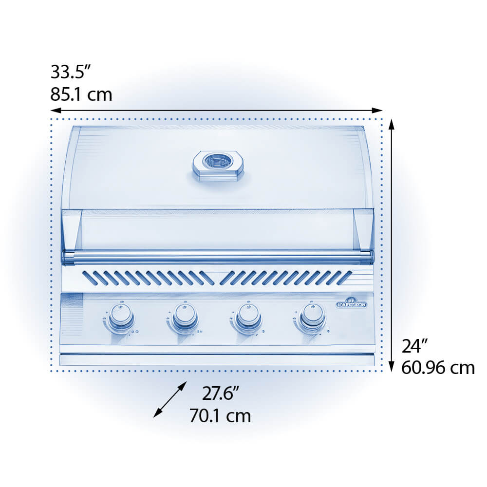 Built-In 500 Series 32-inch Gas Grill