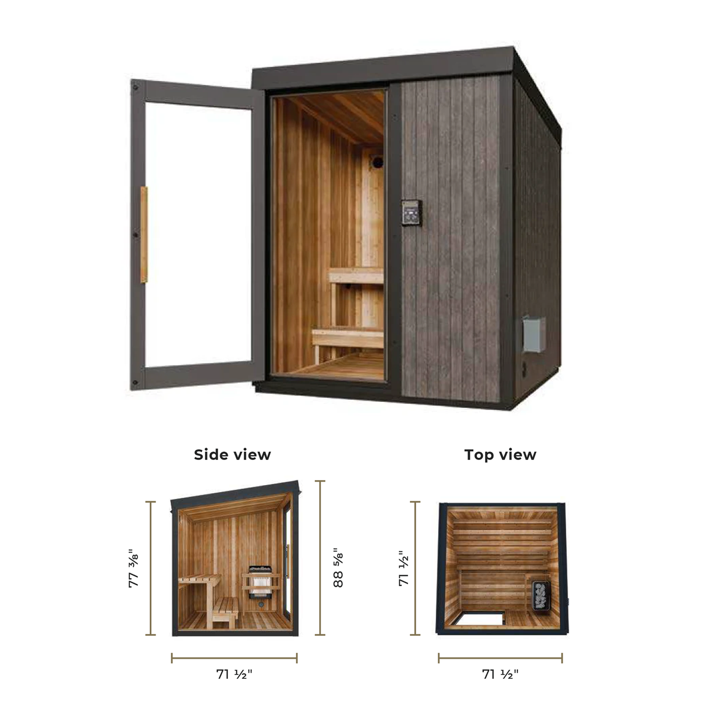 Visscher Luxe Line Sauna