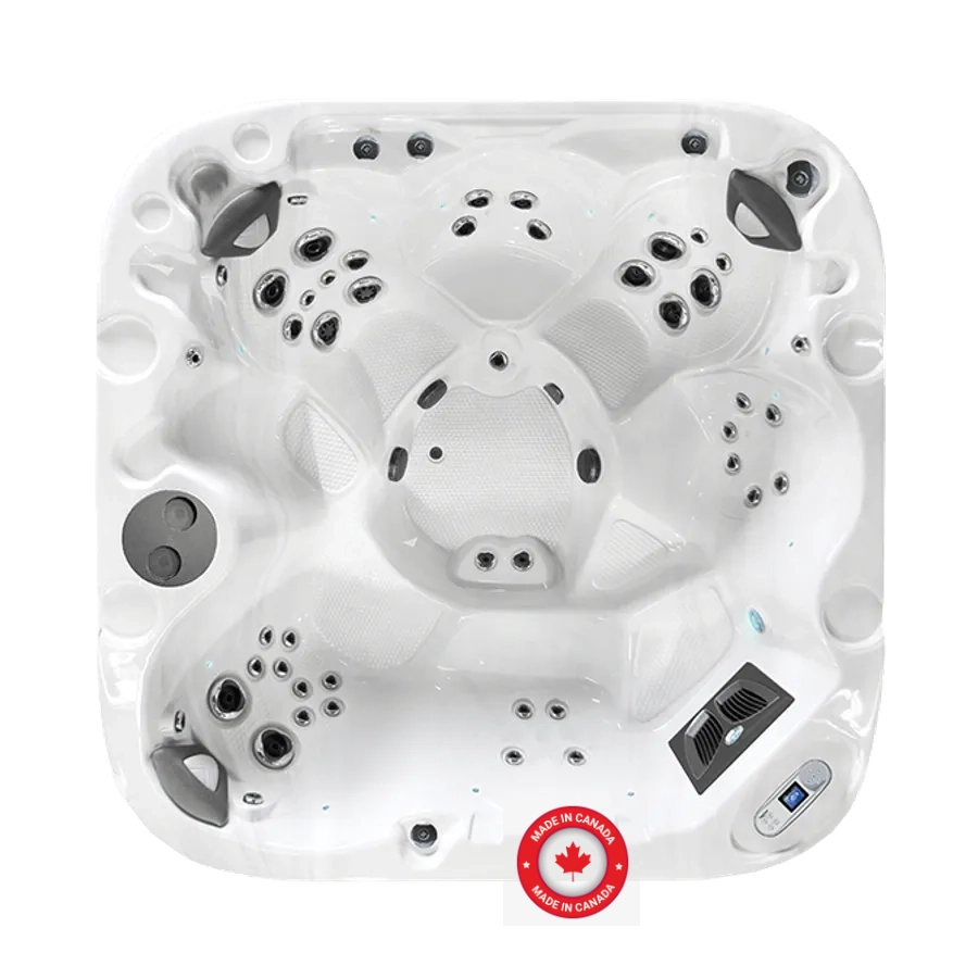 FLOOR MODEL - 2025 Fairway Spas Oakmount - Platinum / Grey - LOADED