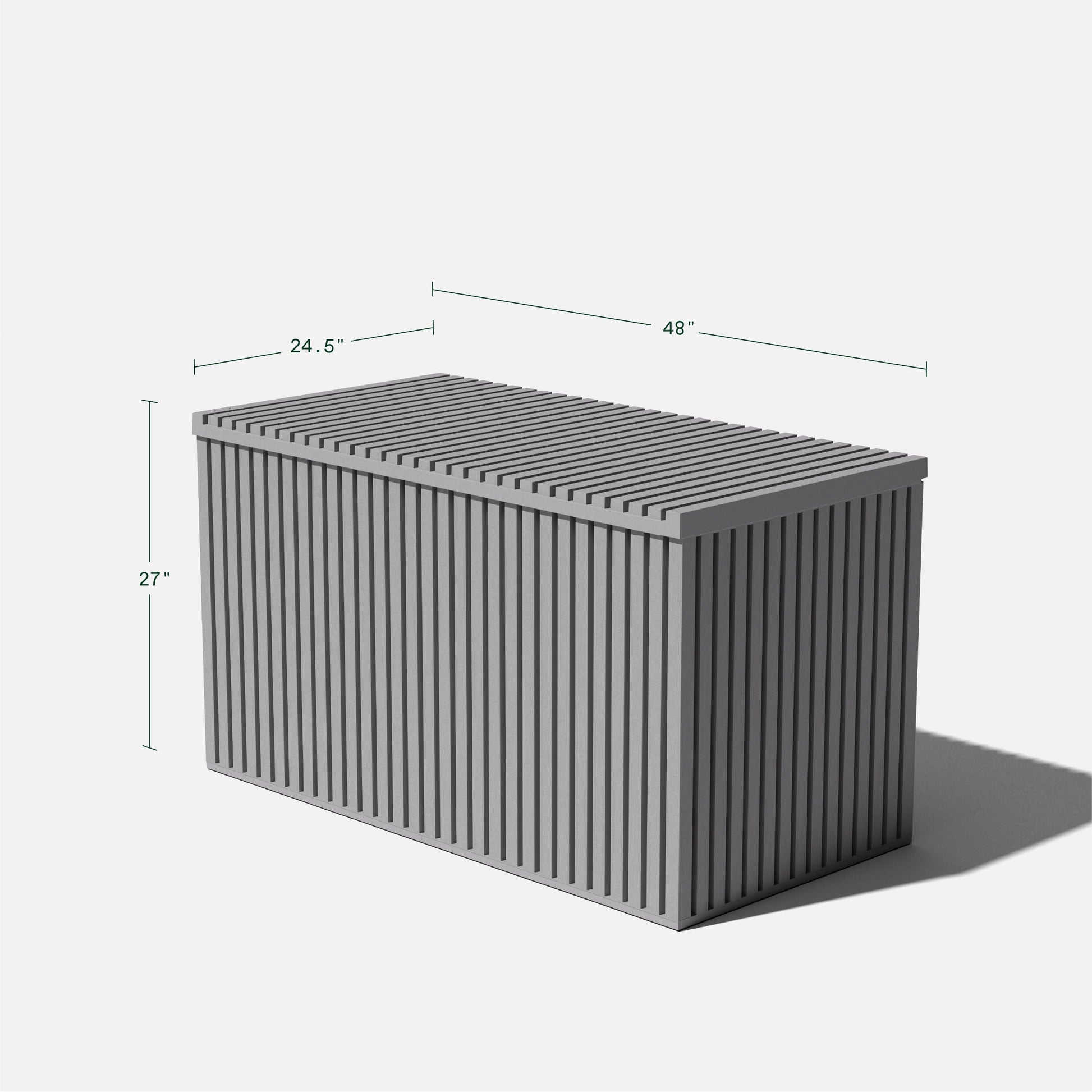 Veradek Everything Box - Grey - Dimensions