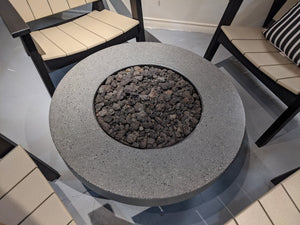 Concrete Lifestyles Rustic Fire Table